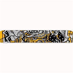 Crazy-abstract-doodle-social-doodle-drawing-style Small Bar Mat by Salman4z