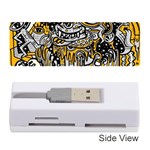 Crazy-abstract-doodle-social-doodle-drawing-style Memory Card Reader (Stick) Front