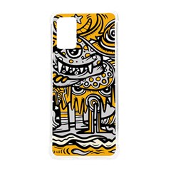 Crazy-abstract-doodle-social-doodle-drawing-style Samsung Galaxy S20plus 6 7 Inch Tpu Uv Case