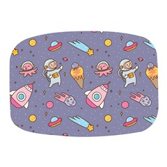 Outer-space-seamless-background Mini Square Pill Box by Salman4z