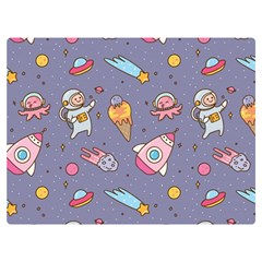 Outer-space-seamless-background Premium Plush Fleece Blanket (extra Small)