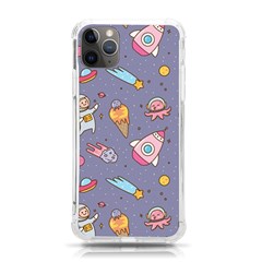 Outer-space-seamless-background Iphone 11 Pro Max 6 5 Inch Tpu Uv Print Case by Salman4z