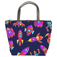 Space-patterns Bucket Bag by Salman4z