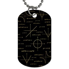 Abstract-math Pattern Dog Tag (one Side) by Salman4z