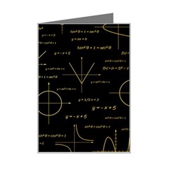 Abstract-math Pattern Mini Greeting Card