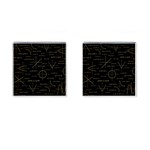 Abstract-math Pattern Cufflinks (Square) Front(Pair)