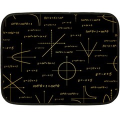 Abstract-math Pattern Fleece Blanket (mini) by Salman4z