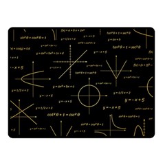 Abstract-math Pattern Two Sides Fleece Blanket (small) by Salman4z