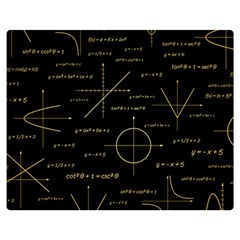 Abstract-math Pattern Premium Plush Fleece Blanket (medium)