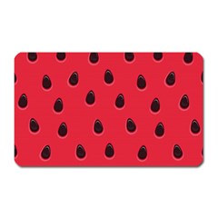 Seamless-watermelon-surface-texture Magnet (rectangular) by Salman4z