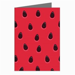 Seamless-watermelon-surface-texture Greeting Cards (pkg Of 8) by Salman4z