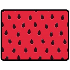 Seamless-watermelon-surface-texture Fleece Blanket (large) by Salman4z