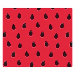 Seamless-watermelon-surface-texture Two Sides Premium Plush Fleece Blanket (small) by Salman4z