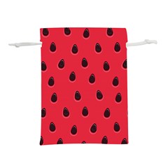 Seamless-watermelon-surface-texture Lightweight Drawstring Pouch (l) by Salman4z