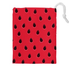 Seamless-watermelon-surface-texture Drawstring Pouch (5xl) by Salman4z