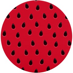 Seamless-watermelon-surface-texture Uv Print Round Tile Coaster