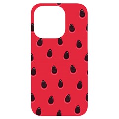 Seamless-watermelon-surface-texture Iphone 14 Pro Black Uv Print Case