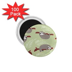 Sloths-pattern-design 1 75  Magnets (100 Pack)  by Salman4z