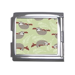 Sloths-pattern-design Mega Link Italian Charm (18mm) by Salman4z