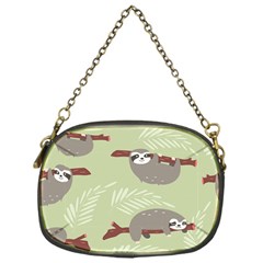 Sloths-pattern-design Chain Purse (one Side) by Salman4z