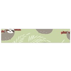 Sloths-pattern-design Small Premium Plush Fleece Scarf by Salman4z