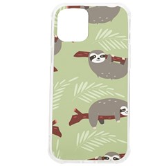 Sloths-pattern-design Iphone 12 Pro Max Tpu Uv Print Case by Salman4z