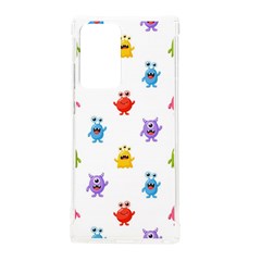 Seamless-pattern-cute-funny-monster-cartoon-isolated-white-background Samsung Galaxy Note 20 Ultra Tpu Uv Case by Salman4z