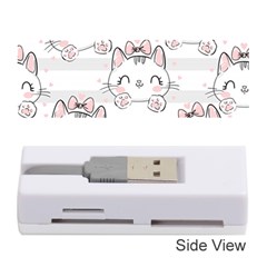 Cat-with-bow-pattern Memory Card Reader (stick) by Salman4z