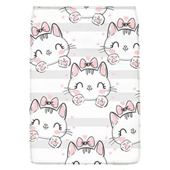 Cat-with-bow-pattern Removable Flap Cover (l) by Salman4z