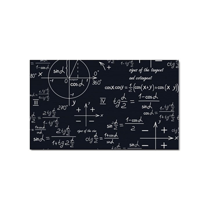 Mathematical-seamless-pattern-with-geometric-shapes-formulas Sticker (Rectangular)