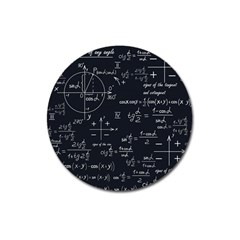 Mathematical-seamless-pattern-with-geometric-shapes-formulas Magnet 3  (round) by Salman4z