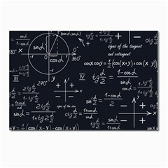 Mathematical-seamless-pattern-with-geometric-shapes-formulas Postcard 4 x 6  (pkg Of 10) by Salman4z