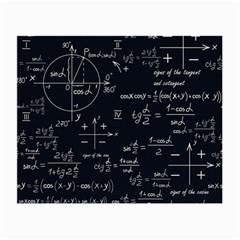 Mathematical-seamless-pattern-with-geometric-shapes-formulas Small Glasses Cloth by Salman4z