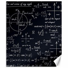 Mathematical-seamless-pattern-with-geometric-shapes-formulas Canvas 20  X 24  by Salman4z