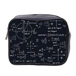 Mathematical-seamless-pattern-with-geometric-shapes-formulas Mini Toiletries Bag (Two Sides) Front