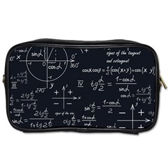 Mathematical-seamless-pattern-with-geometric-shapes-formulas Toiletries Bag (one Side) by Salman4z