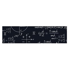 Mathematical-seamless-pattern-with-geometric-shapes-formulas Oblong Satin Scarf (16  X 60 ) by Salman4z