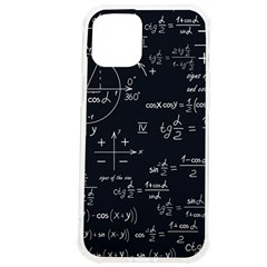 Mathematical-seamless-pattern-with-geometric-shapes-formulas Iphone 12 Pro Max Tpu Uv Print Case by Salman4z