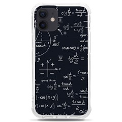 Mathematical-seamless-pattern-with-geometric-shapes-formulas Iphone 12 Mini Tpu Uv Print Case	 by Salman4z