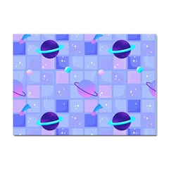 Seamless-pattern-pastel-galaxy-future Sticker A4 (100 Pack) by Salman4z