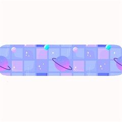 Seamless-pattern-pastel-galaxy-future Large Bar Mat by Salman4z