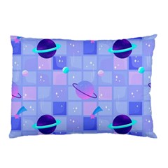 Seamless-pattern-pastel-galaxy-future Pillow Case (two Sides) by Salman4z