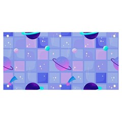 Seamless-pattern-pastel-galaxy-future Banner And Sign 6  X 3  by Salman4z