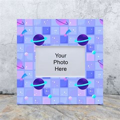 Seamless-pattern-pastel-galaxy-future White Box Photo Frame 4  X 6  by Salman4z