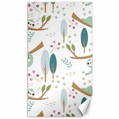 Pattern-sloth-woodland Canvas 40  X 72  by Salman4z