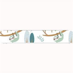 Pattern-sloth-woodland Small Bar Mat by Salman4z