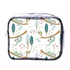 Pattern-sloth-woodland Mini Toiletries Bag (one Side) by Salman4z