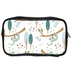 Pattern-sloth-woodland Toiletries Bag (two Sides) by Salman4z