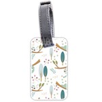 Pattern-sloth-woodland Luggage Tag (two sides) Front