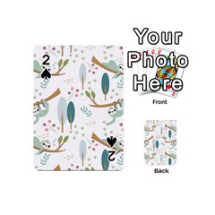 Pattern-sloth-woodland Playing Cards 54 Designs (mini) by Salman4z